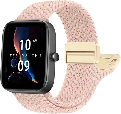 20mm Braided Bands Compatible With Amazfit Active 3 Premium/Active 2/Active in Saudi Arabia