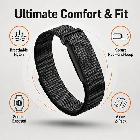 2 Pack Nylon Band for Google Fitbit Air in Kuwait