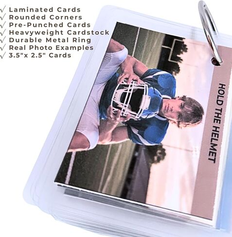 Sports Posing Cards, Ring-Bound Photographer Reference Guide in Kuwait