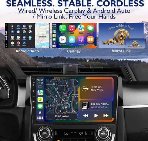 Upgrade 8 Core 6G+64G Android 14 Car Radio for Honda Civic 2016-2021 in Kuwait