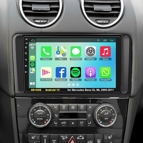 Car Radio for Mercedes Benz GL ML Class W164 X164 ML350 ML500 2005-2011 in Kuwait