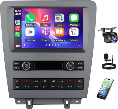 [4+64GB] Car Radio Stereo for Ford Mustang 2010-2014 with Wireless Carplay in Kuwait