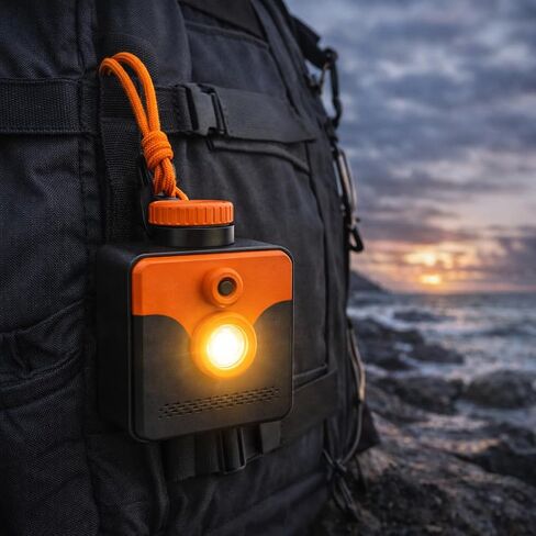 Salt Water Camping Lantern - No Batteries Needed, 400H Emergency Light Powered by Saltwater for Power Outages, Hurricane Supplies & Emergency Preparedness, IP67 Waterproof in Kuwait