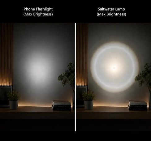 Salt Water Camping Lantern - No Batteries Needed, 400H Emergency Light Powered by Saltwater for Power Outages, Hurricane Supplies & Emergency Preparedness, IP67 Waterproof in Kuwait