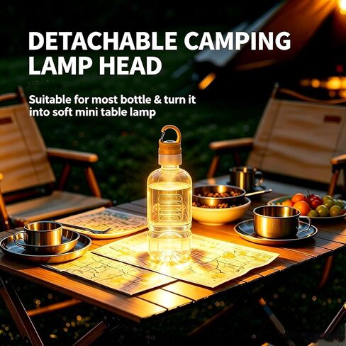 Rechargeable Camping Light Lantern Outdoor Tent Light with Clip Hook 2Packs in Kuwait