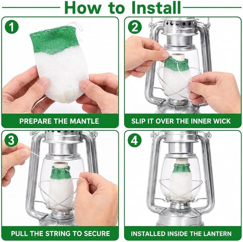 CoolAge Propane Lantern Mantles Compatible with Coleman Propane Lanterns in Kuwait
