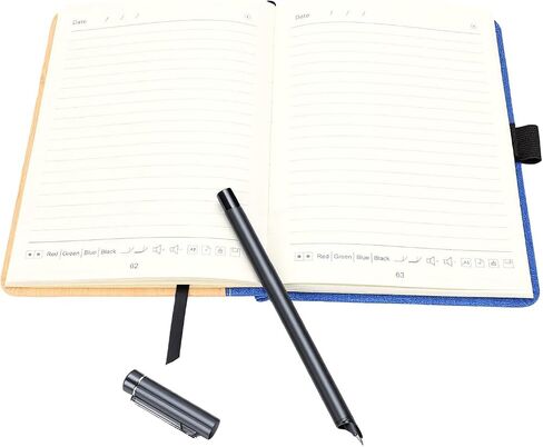 Bewinner Digital Smart Pen with Notebook for Instant Notes and Drawings Sync Via Bluetooth Perfect for Students and Artists A5 Size (Brown) in Kuwait
