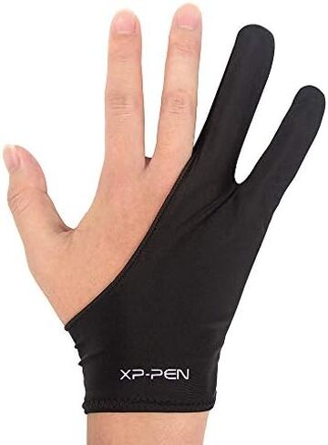Drawing Tablet XPPen G430S OSU, Graphic Drawing Tablet & Professional Artist Glove 2-Fingers Glove (Size S) Black in Kuwait
