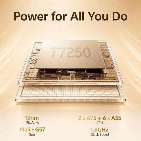 12 Inch Android 16 Tablet, 2K Display, 30GB RAM, 128GB Storage Expandable in Kuwait
