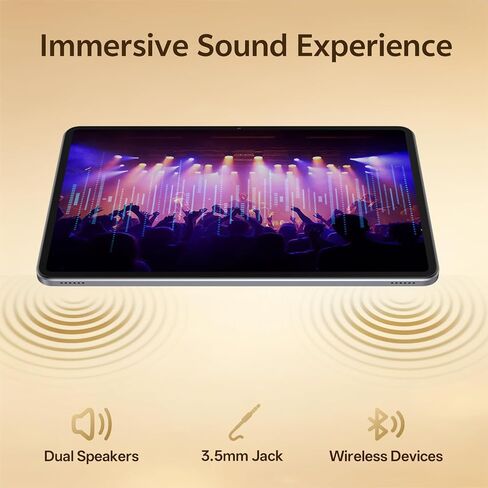 12 Inch Android 16 Tablet, 2K Display, 30GB RAM, 128GB Storage Expandable in Kuwait