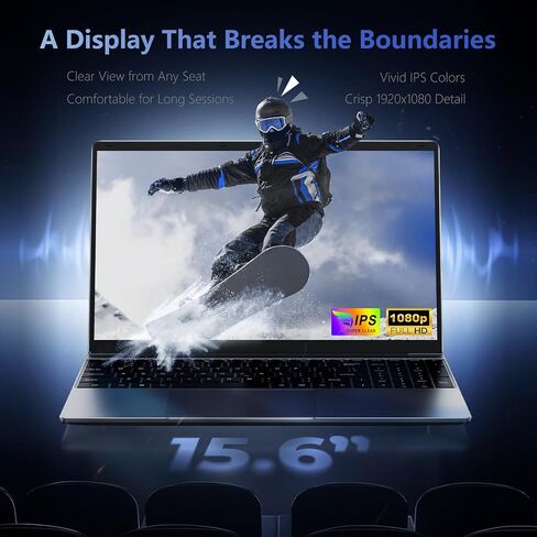 2026 Laptop Computer,15.6" FHD IPS,16GB RAM 512GB SSD,Windows 11 Pro,i5-6200U Up to 2.8GHz,Portable Laptop,Business Student Notebook,Backlit Keyboard,WiFi,BT 4.2,Mini HDMI,TF Card,2-Year Warranty in Kuwait