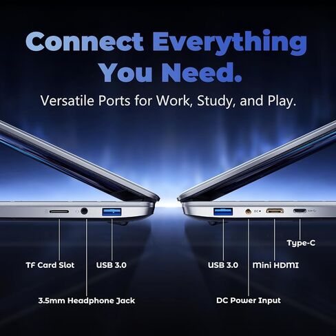 2026 Laptop Computer,15.6" FHD IPS,16GB RAM 512GB SSD,Windows 11 Pro,i5-6200U Up to 2.8GHz,Portable Laptop,Business Student Notebook,Backlit Keyboard,WiFi,BT 4.2,Mini HDMI,TF Card,2-Year Warranty in Kuwait
