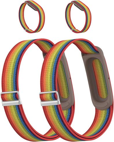 Nylon Band Compatible with Google Fitbit Air, Breathable Replacement Strap, Micro-Adjustable Performance Loop for Screenless Tracker in Saudi Arabia