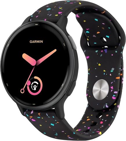 Color Speckles Silicone Bands for Garmin Vivoactive 6/Vivoactive 5 in Kuwait