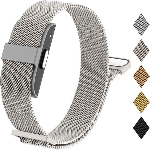 Mesh Loop Compatible with Hume Band 1.0 Replacement Strap, Stainless Steel Mesh Loop Band with Magnetic Clasp, Adjustable Metal Strap for Hume Health Band in Kuwait