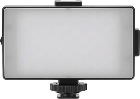 Portable On Camera Dual Light Temperature Fill Light for Live Streaming Size Black Vlog Fill for Vlogging in Kuwait