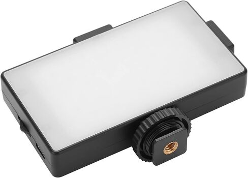 Portable On Camera Dual Light Temperature Fill Light for Live Streaming Size Black Vlog Fill for Vlogging in Kuwait