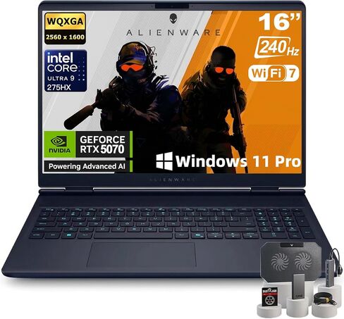 Alienware 16X Aurora Gaming Laptop 16'' 2.5K RTX 5070 Intel Ultra 9 275HX in Kuwait