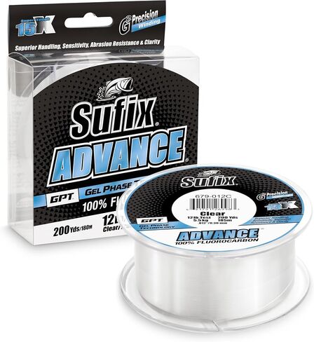 Sufix Advance® Fluorocarbon - 20lb - Clear - 200 yds in Kuwait