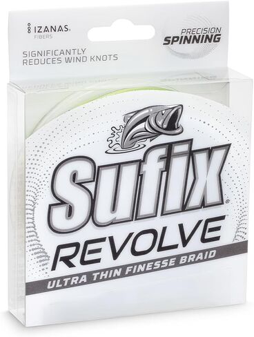 Sufix Revolve Braided Fishing Line, High-Performance Braid with Smooth Casting and Durability, Coastal Camo, 8 lb in Kuwait