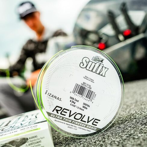 Sufix Revolve Braided Fishing Line, High-Performance Braid with Smooth Casting and Durability, Coastal Camo, 8 lb in Kuwait