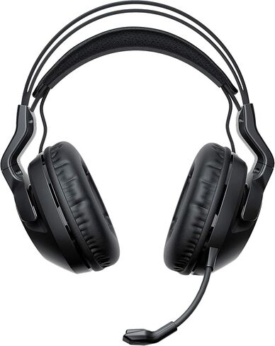 ROCCAT Elo 7.1 Air PC Wireless Gaming Headset, Surround Sound Headphones with Detachable Noise Cancelling Microphone, 50mm Drivers, 24 Hr Battery Life, RGB Lighting, Black in Kuwait