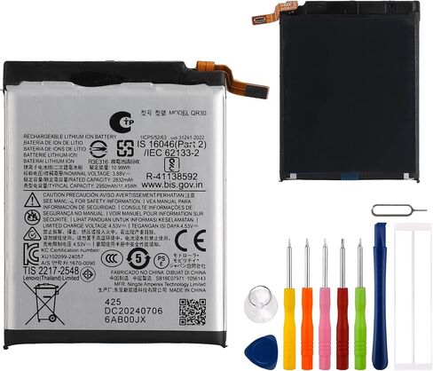 QR30 Replacement Battery for Moto Razr+ 2025/Razr+ 2024/Razr 50 Ultra Battery with Tools in Kuwait
