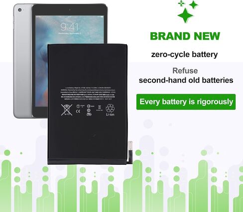 A1546 4.2V 5124mAh Battery, Compatible with iPad mini 4 A1546 A1550 iPad mini 5 A2133 A2124,Comes with a Battery Installation Tool in Kuwait