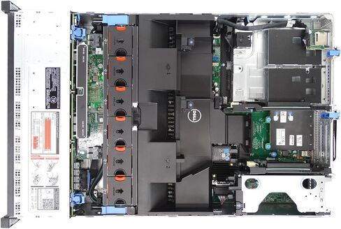 Dell PowerEdge R730xd, 2X E5-2683 v3 2.0GHz 14-Core CPUs, 512GB DDR4 RAM, PERC H330, 24x 1.2TB 12Gbps SAS, 2X 1GbE/2x 10Gb SFP+, Rails, Black (Renewed) in Kuwait