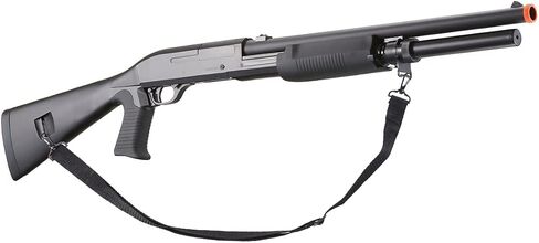 M3 Airsoft Shotgun Multi-Shot Triple Burst Pump Action Steel/Polymer with Shells- 380 FPS in Kuwait