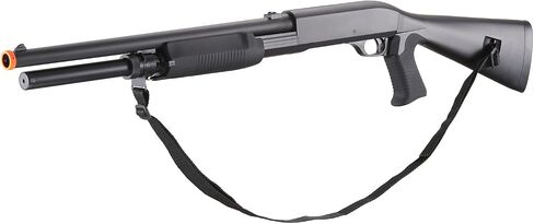 M3 Airsoft Shotgun Multi-Shot Triple Burst Pump Action Steel/Polymer with Shells- 380 FPS in Kuwait