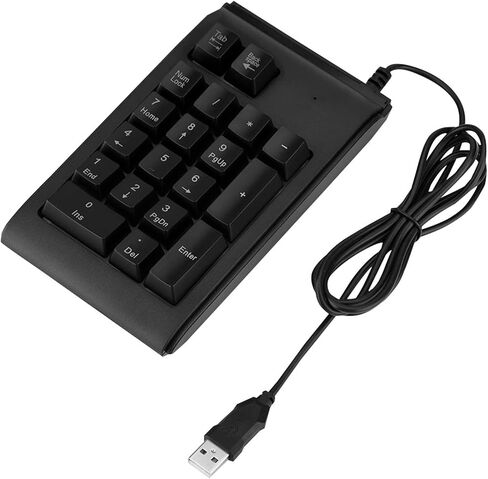 Tyenaza USB Numeric Keypad Mechanical Touch Feeling 19 Key 3 Color Breathing Lights for Data Entry Portable in Kuwait