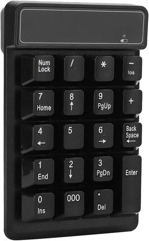 Numeric Keypad 19 Keys Wireless Convenient Number Pad for Office Use Comfortable Touch Feeling in Kuwait