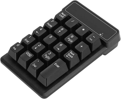 Numeric Keypad 19 Keys Wireless Convenient Number Pad for Office Use Comfortable Touch Feeling in Kuwait