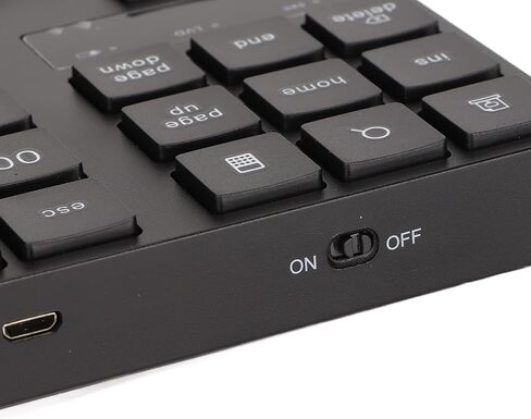 35 Keys Wireless Numeric Keypad 2.4G Ergonomic Design Silent Rapid Rebound with 15 Degree Angle for Home Office Work in Kuwait
