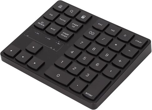 35 Keys Wireless Numeric Keypad 2.4G Ergonomic Design Silent Rapid Rebound with 15 Degree Angle for Home Office Work in Kuwait
