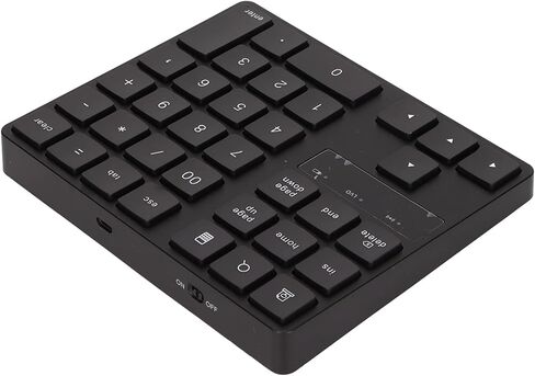 35 Keys Wireless Numeric Keypad 2.4G Ergonomic Design Silent Rapid Rebound with 15 Degree Angle for Home Office Work in Kuwait