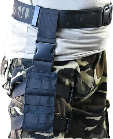Tactical Molle Drop Leg Platform Universal Pouch Thigh Rig Panel Adapter Quick Release Hunting Gear in Kuwait