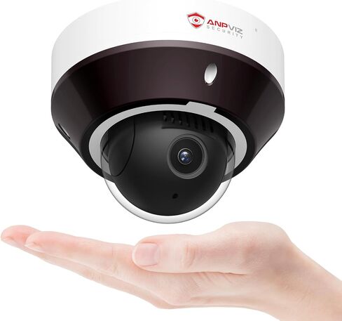 Anpviz Mini 4K 8MP PTZ POE IP Dome Camera Outdoor with 3X Optical Zoom in Kuwait