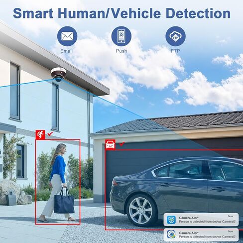 Anpviz Mini 4K 8MP PTZ POE IP Dome Camera Outdoor with 3X Optical Zoom in Kuwait