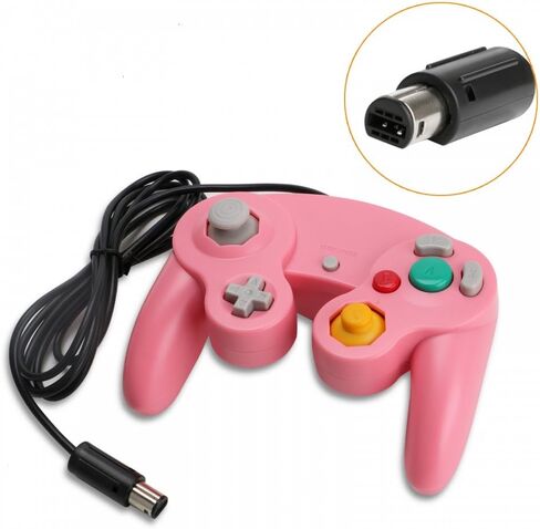 Gamecube Controller, Classic Wired Controller for Wii Nintendo Gamecube Pink in Kuwait