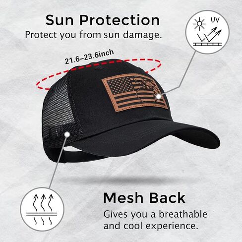Fishing Gifts for Men American Flag Trucker Hat Mens Christmas Birthday Gifts Fishing Hat for Dad Father's Day in Saudi Arabia
