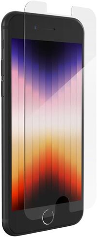 ZAGG Glass Elite Screen Protector for iPhone SE (3rd/2nd Gen), 8, 7, 6s, 6 – Maximum Impact & Scratch Protection, Aluminosilicate Glass, Smudge-free, Easy Apply,InvisibleShield, Reinforced Edges in Kuwait