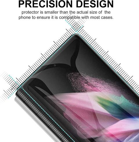 Screen Protector for Samsung Galaxy Z Fold 5 5G, Flexible TPU Screen Protector, 2 Pack Front with 2 Pack Inside, Fingerprint Unlock, Case Friendly, Bubble Free, Anti-Scratch, HD Clear in Kuwait