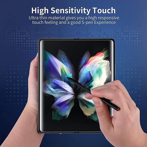 Screen Protector for Samsung Galaxy Z Fold 5 5G, Flexible TPU Screen Protector, 2 Pack Front with 2 Pack Inside, Fingerprint Unlock, Case Friendly, Bubble Free, Anti-Scratch, HD Clear in Kuwait
