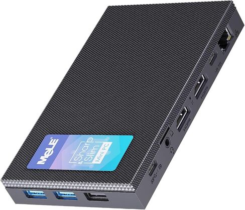 MeLE SE-Grade Quieter 4C N100 Fanless Mini PC 16GB DDR4 512GB NVMe SSD in Kuwait