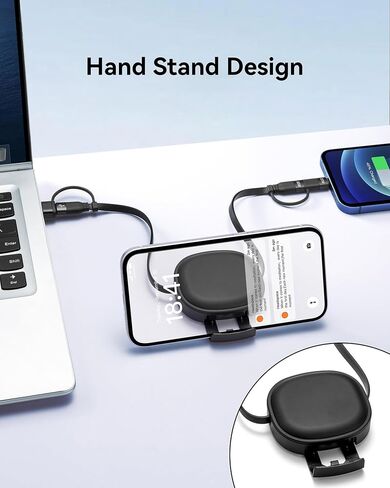 Multi Charging Cable,5 in 1 Charger Retractable Cords for Multiple Device in Kuwait