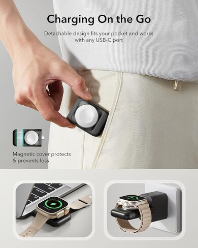 ESR MagSafe Charger Stand w/CryoBoost, 3 in 1 Charging for iPhone 17-12 in Kuwait
