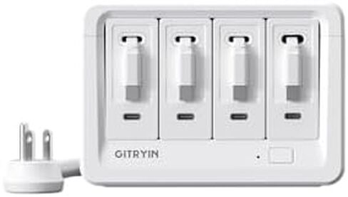 Gitryin 12-in-1 Desktop Charging Station with4 Type-C Retractable Wall Chargers in Kuwait