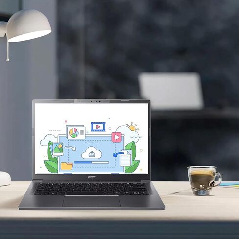 Acer Aspire 14 AI Copilot+ PC Laptop, Intel 8 Cores Ultra 5 CPU, 14" WUXGA Touchscreen, AI Boost NPU Up to 40 Tops, 16GB LPDDR5X RAM, 512GB SSD,Intel Arc Graphics, Backlit Keyboard, win11, AI Read in Kuwait